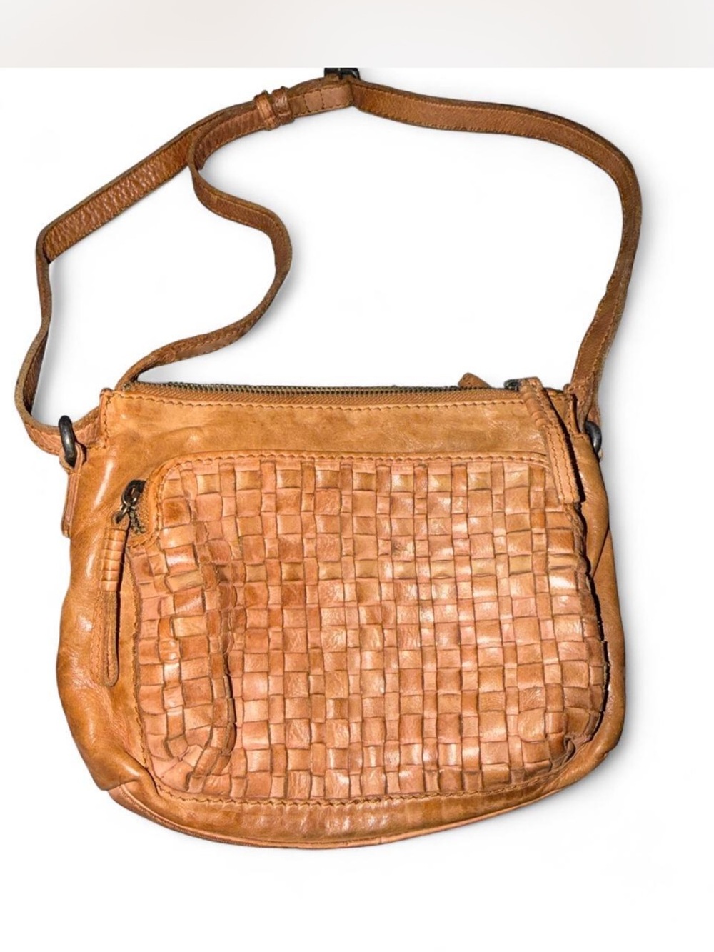 Zoa woven crossbody bag